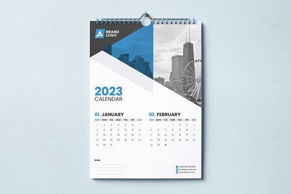 A2 Wall Calendar