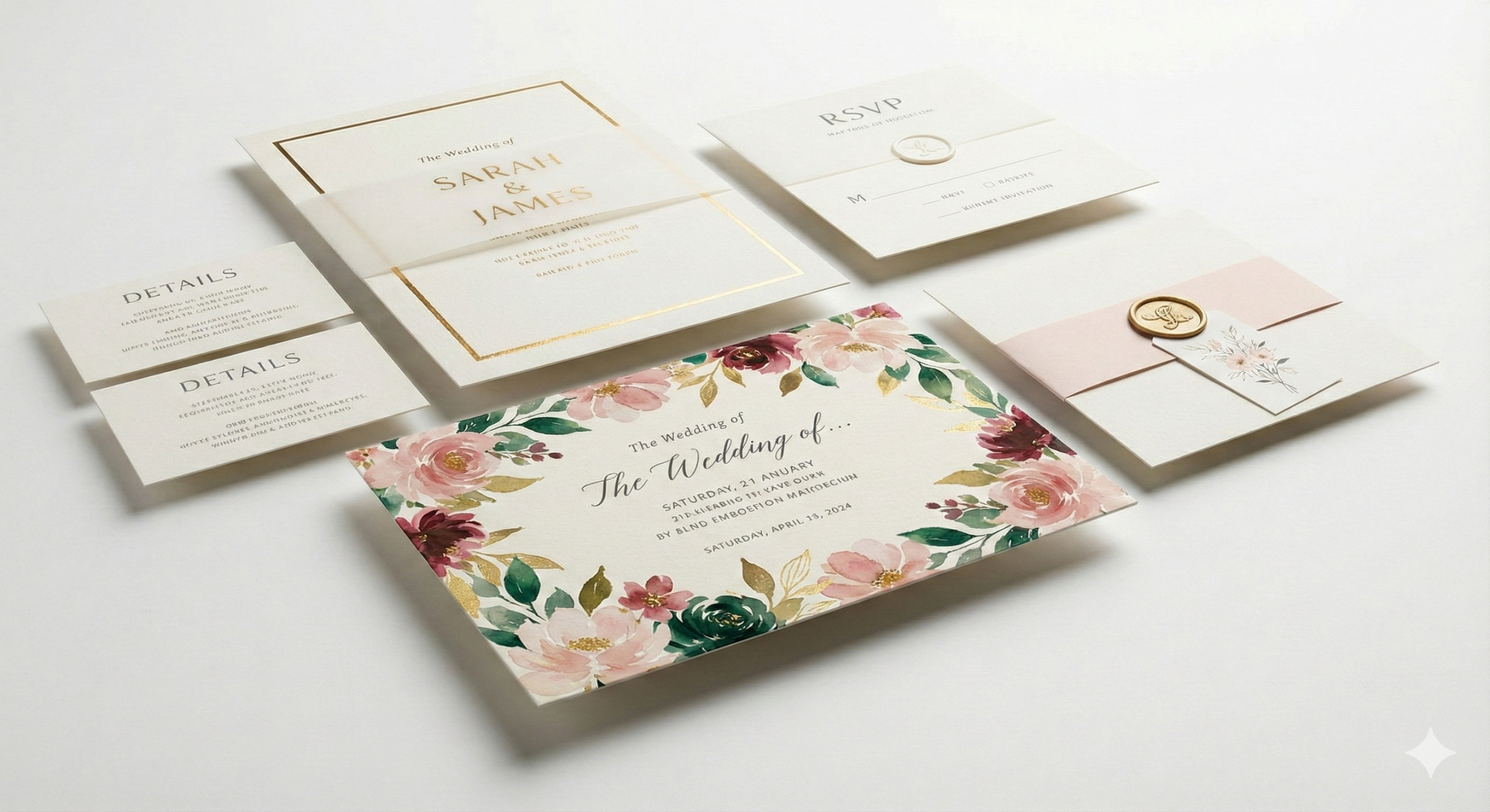 Elegant Wedding Card Design and Printing Sri Lanka